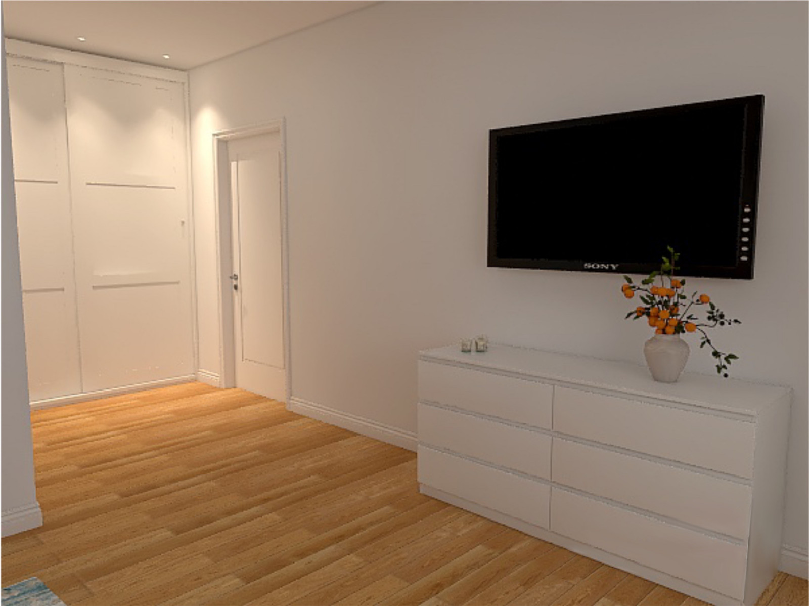 Двухкомнатная квартира в скандинавском стиле