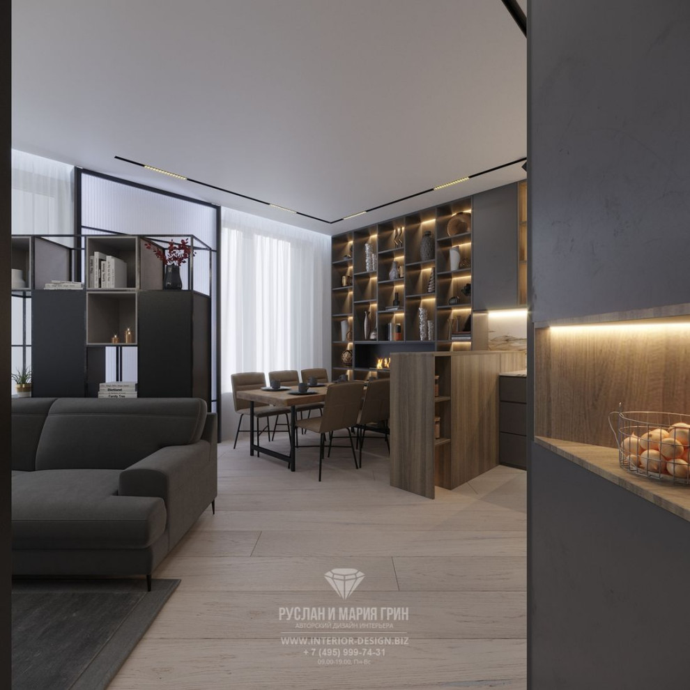 Дизайн квартиры в ЖК «Зиларт». Современный лофт
