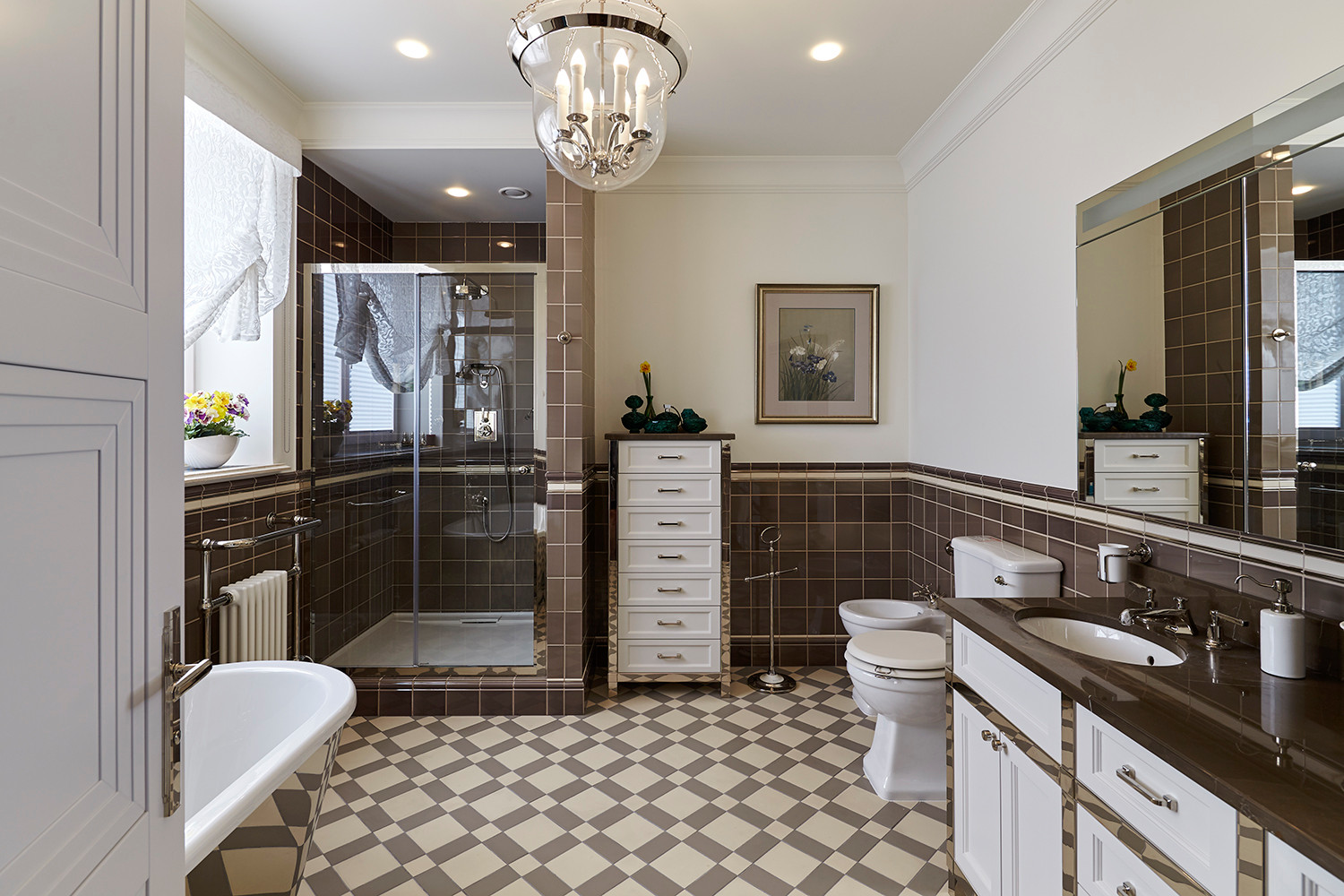 Интерьер санузла в американском стиле