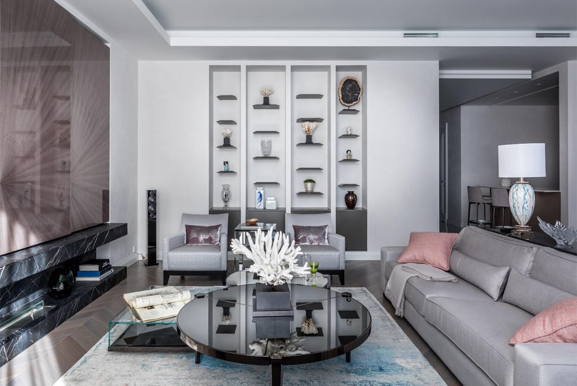 Интерьер квартиры в зефирных тонах