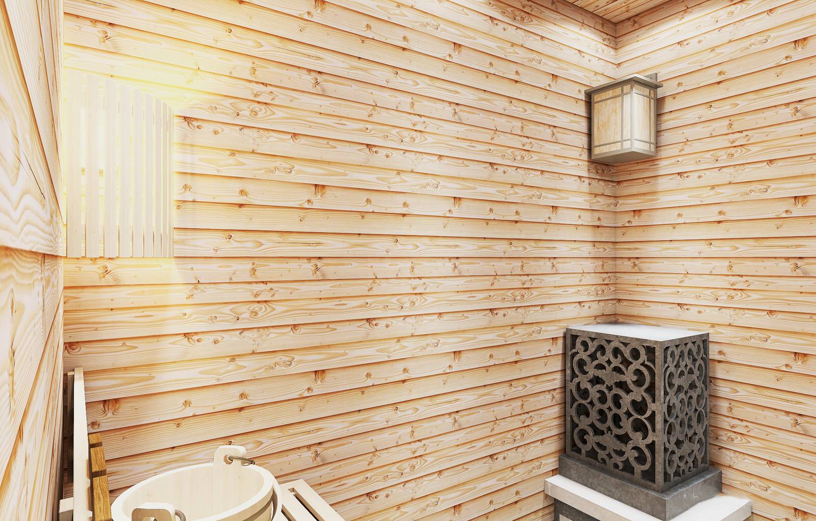 Сауна в доме электрическая с душевой комнатной и отдыха 10 м2