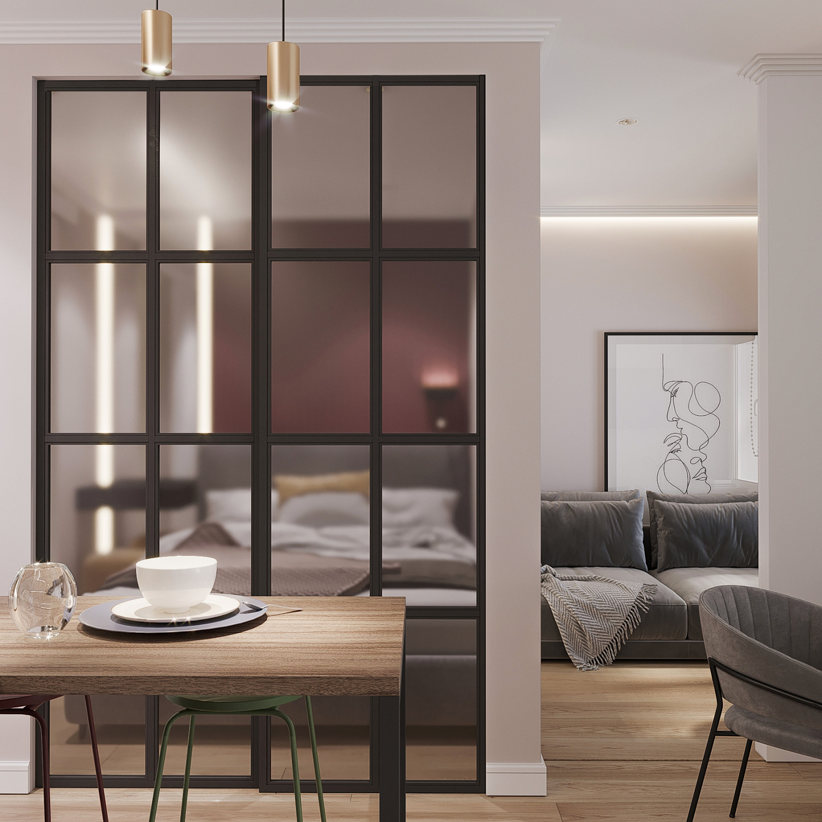 ЖК Весна, однокомнатная для интернациональной пары Хорхе и Карины