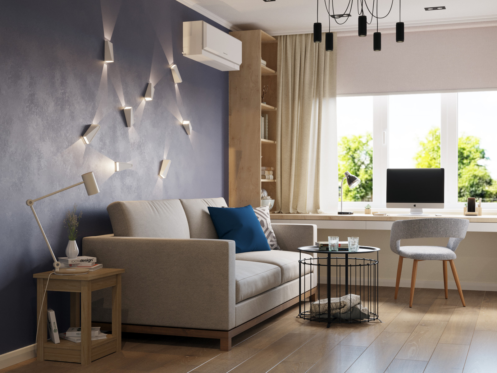 Обложка проекта: Современный дизайн 2-комнатной квартиры в Говорово