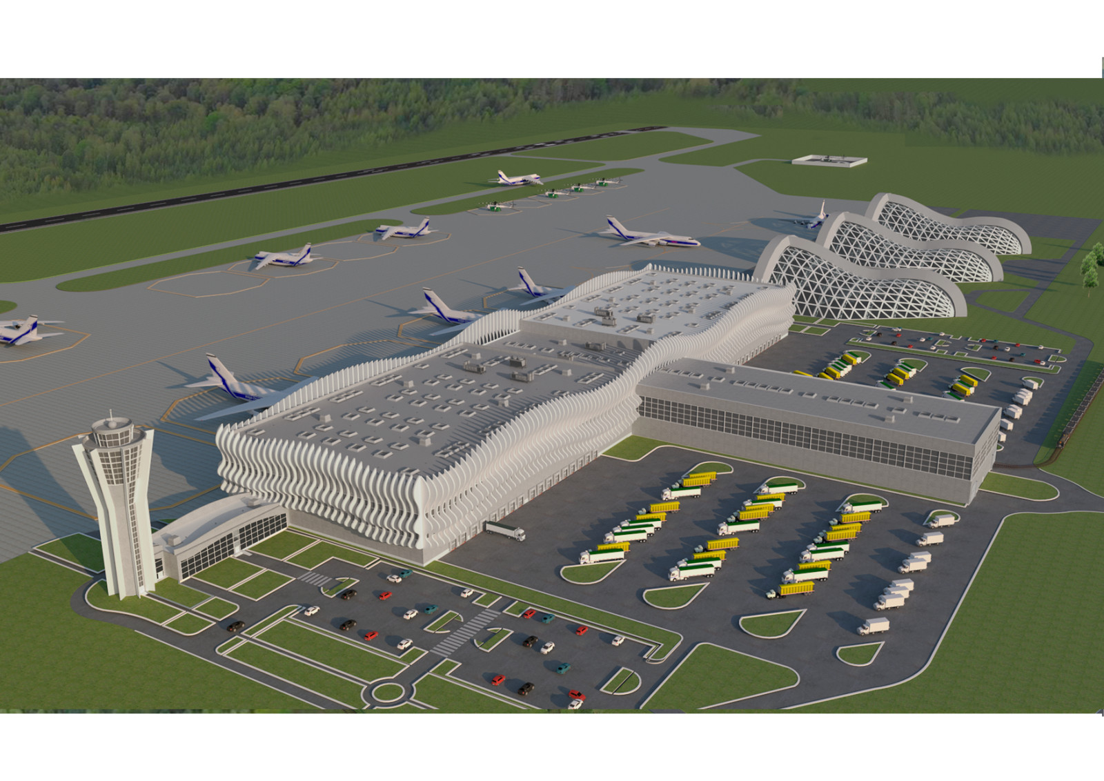 Обложка проекта: Дипломный проект Грузовой Аэропорт
