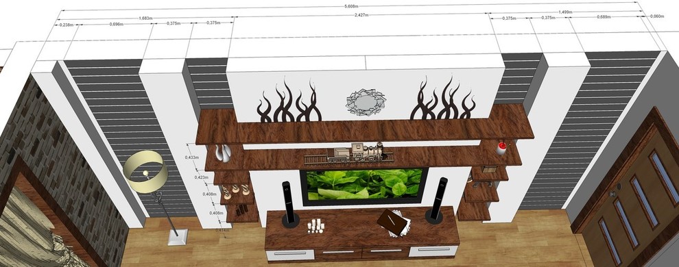 Дизайн интерьера квартиры (для семьи с одним ребенком)