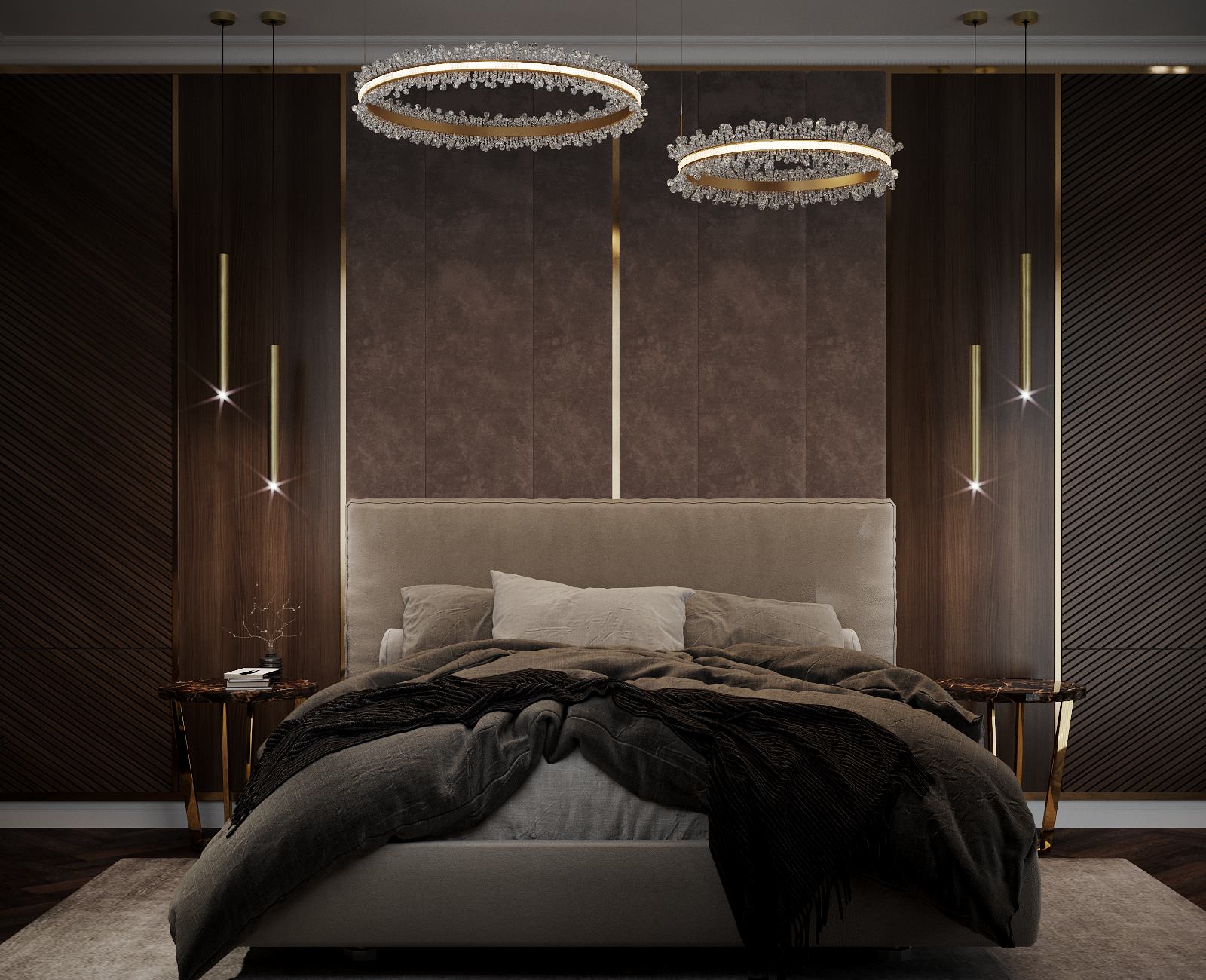 Мастер-спальня в частном доме, г. Москва