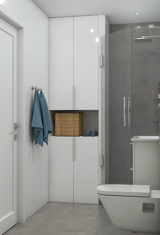 Обложка проекта: 3 варианта одной душевой в Краснодаре