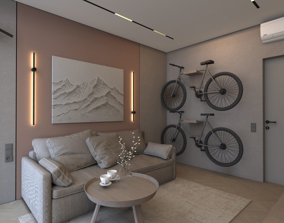 Проект двухкомнатной квартиры в г. Зеленоградске