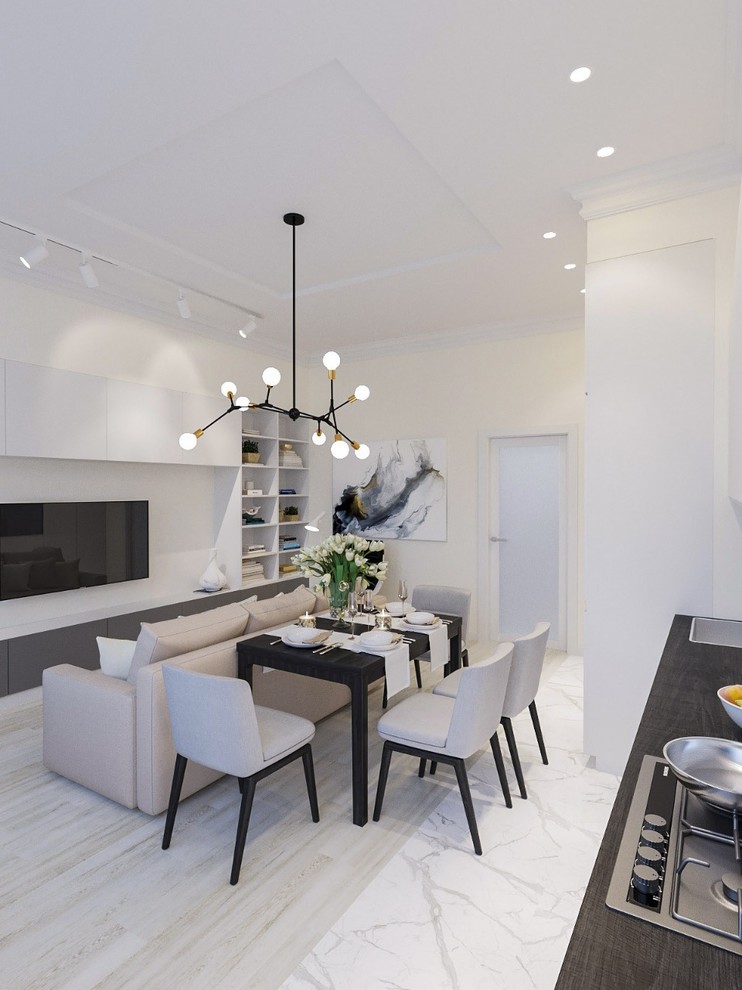 Монохромная кухня