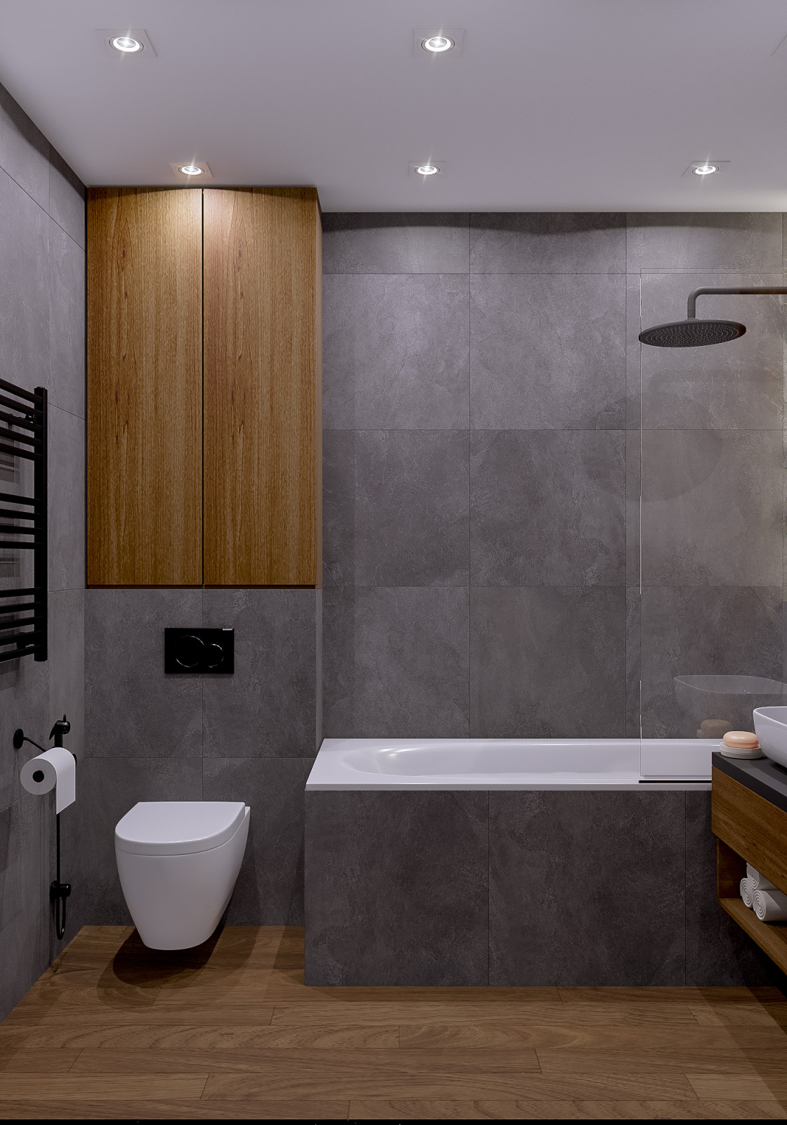 Квартира в современном стиле с элементами Лофт