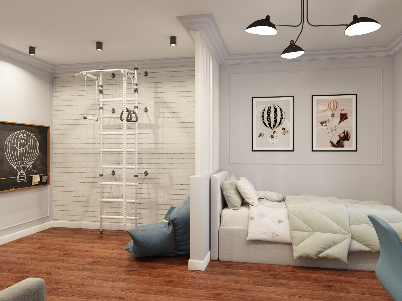 Дизайн интерьера детской