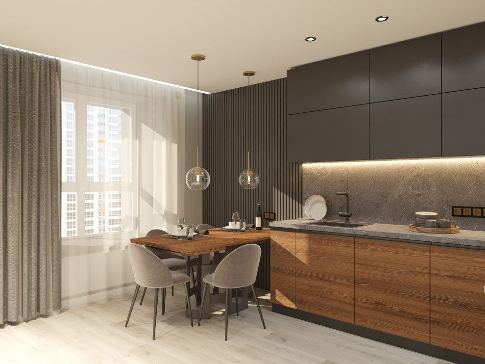 Кухня-гостиная для молодой семьи