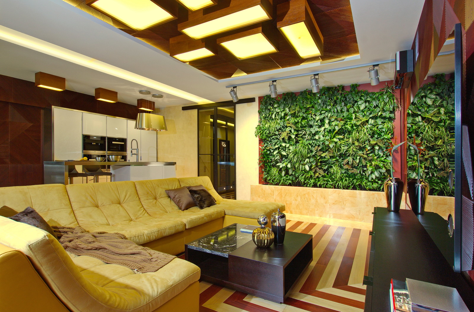 Фитостена в квартире, Коломяги