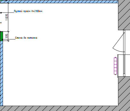 Проект 2-х комнатная квартира 81 м2 для семьи с тремя детьми. Стиль современный