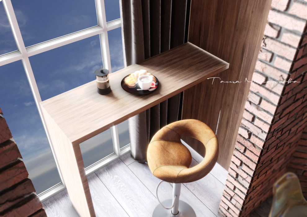 лайтовый лофт для 2их человек