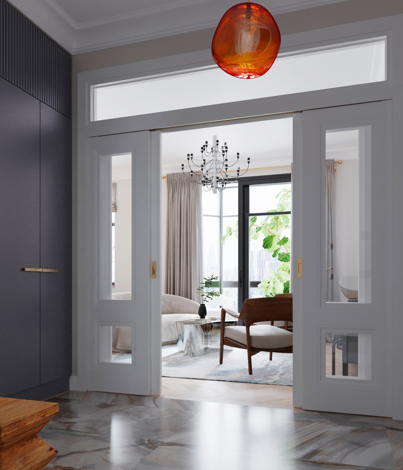 КВАРТИРА В НЕОКЛАССИЧЕСКОМ СТИЛЕ