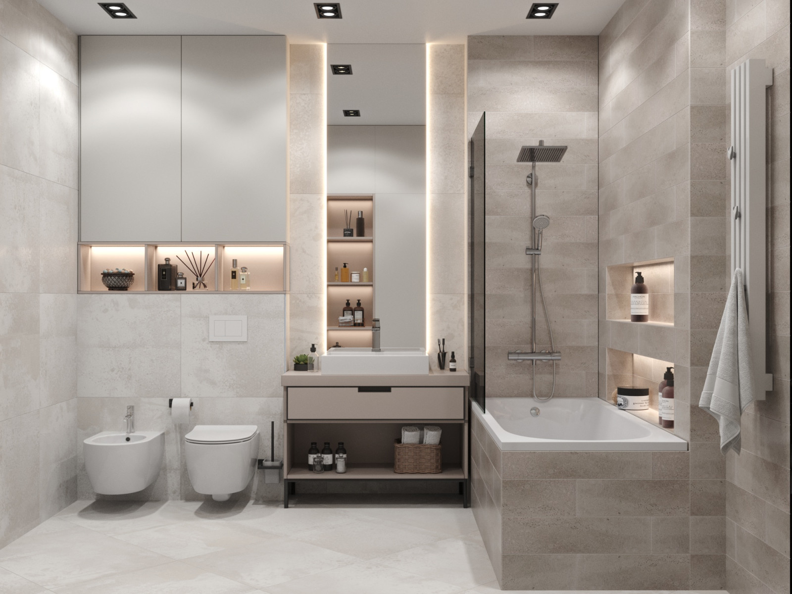 Bathroom Rendering Compilation in Florida