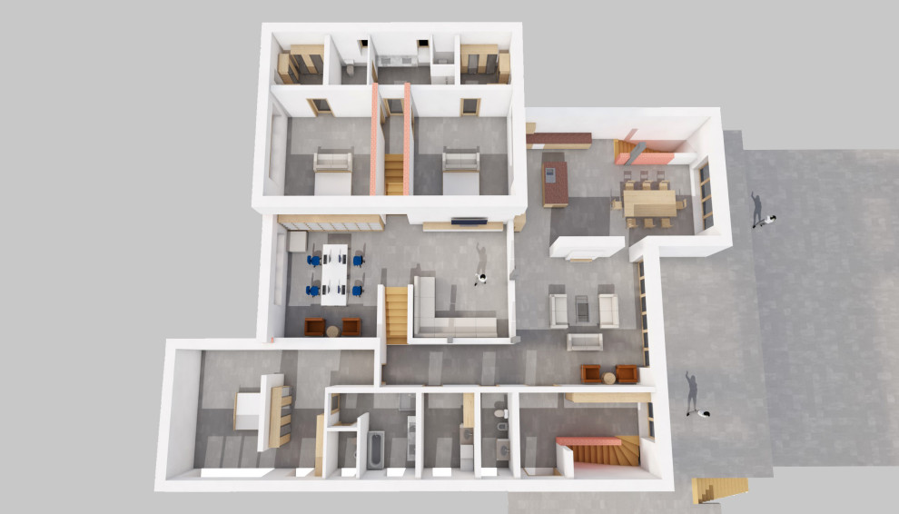 Концепт проект дома на склоне