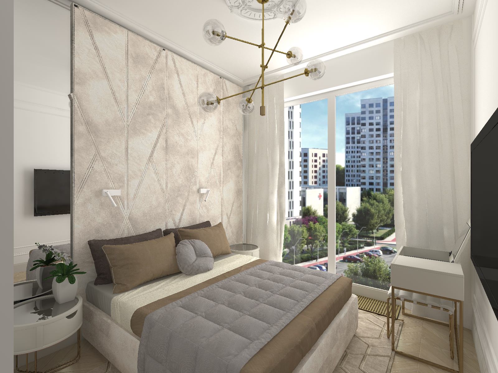 Квартира в стиле неоклассика