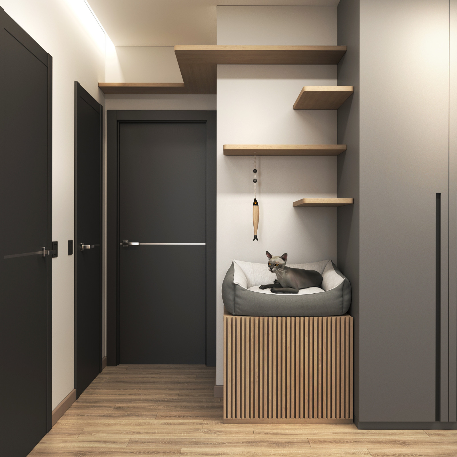 Дизайн-проект квартиры 76 кв.м, г.Тверь, ул.Московская