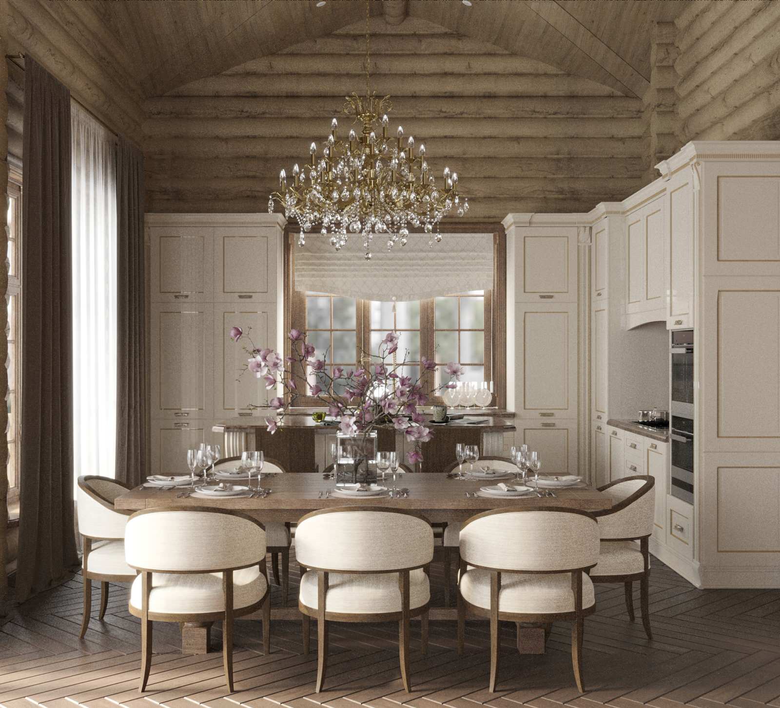 Дизайн интерьера дома 125 кв.м.