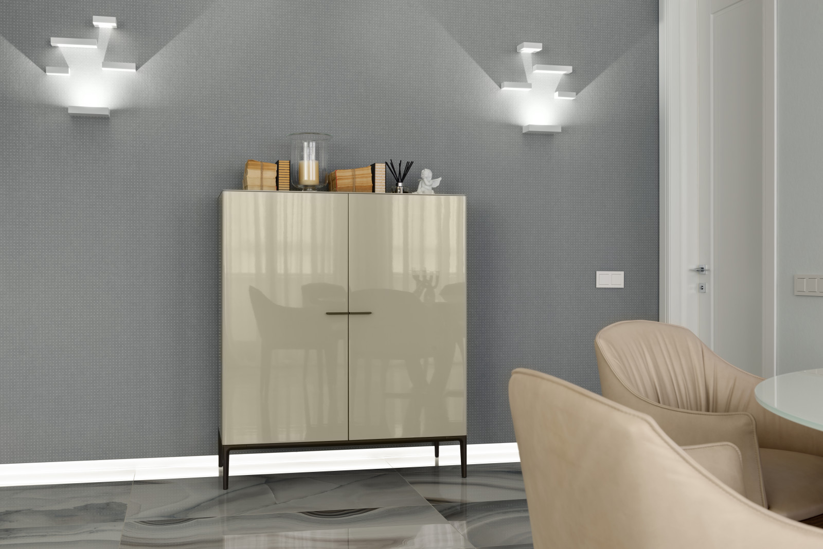 Гостиная - Энергия гармонии.Гостиная - Энергия гармонии. Квартира для молодой па