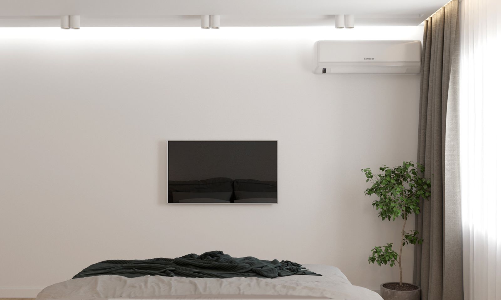 Светлая спальня