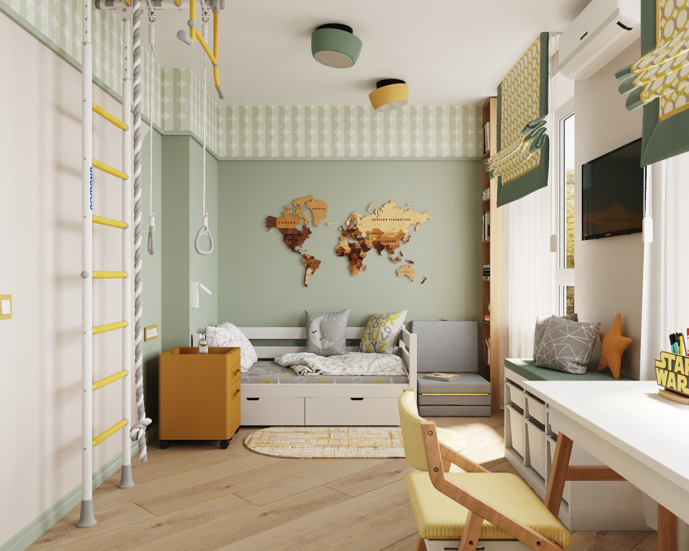 Квартира в современном стиле со скандинавскими мотивами 84 кв. м