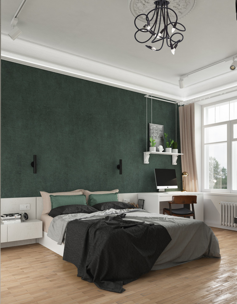 Белая квартира в сталинке с элементами лофта