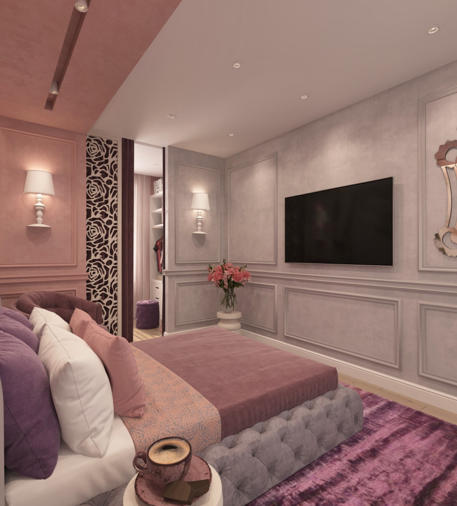 Эклектичный интерьер в ЖК Петровский, 100 кв. м. (г. Новосибирск)