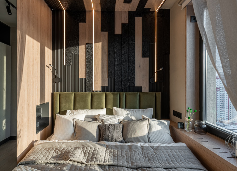 Спальня с видом на Бали