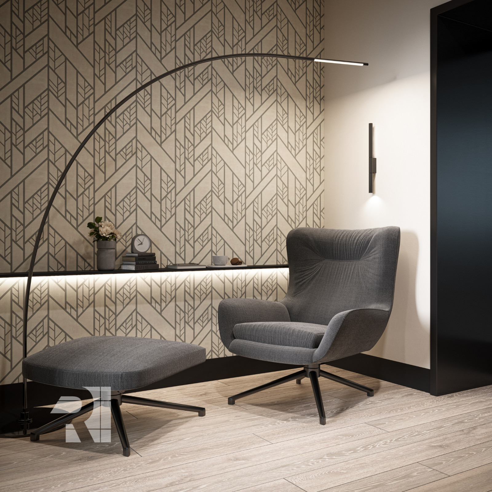 Современный стиль с элементами ар-деко