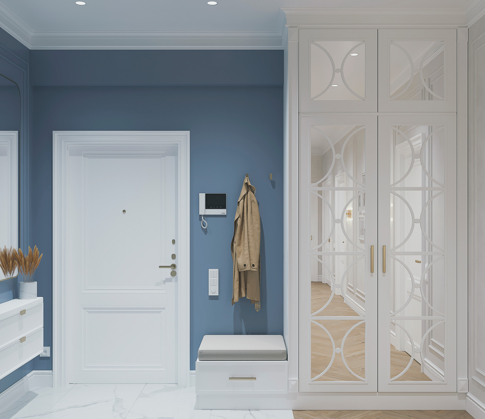 Проект оформления интерьера квартиры 100 кв.м.