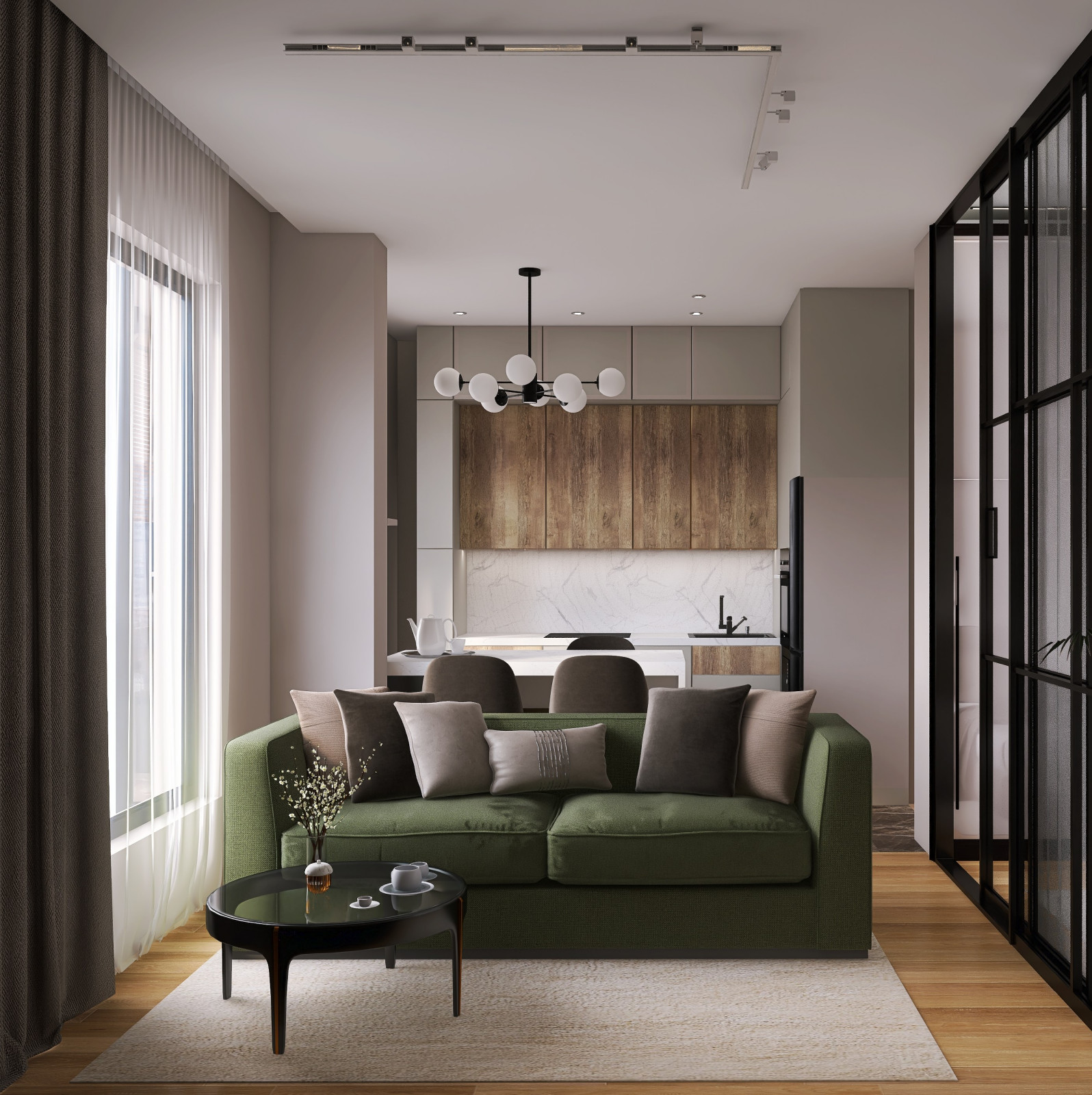 Двухкомнатная квартира