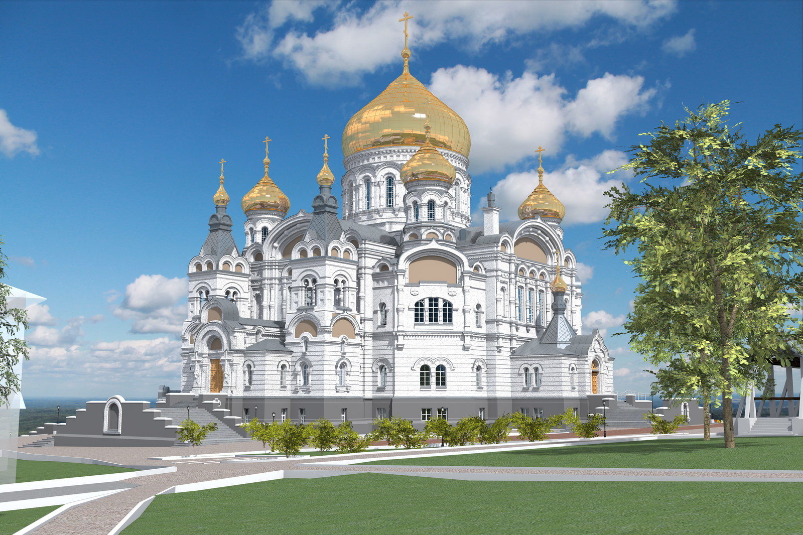 «Монастырь Свято-Николаевский (Белогорский): Собор Крестовоздвиженский»