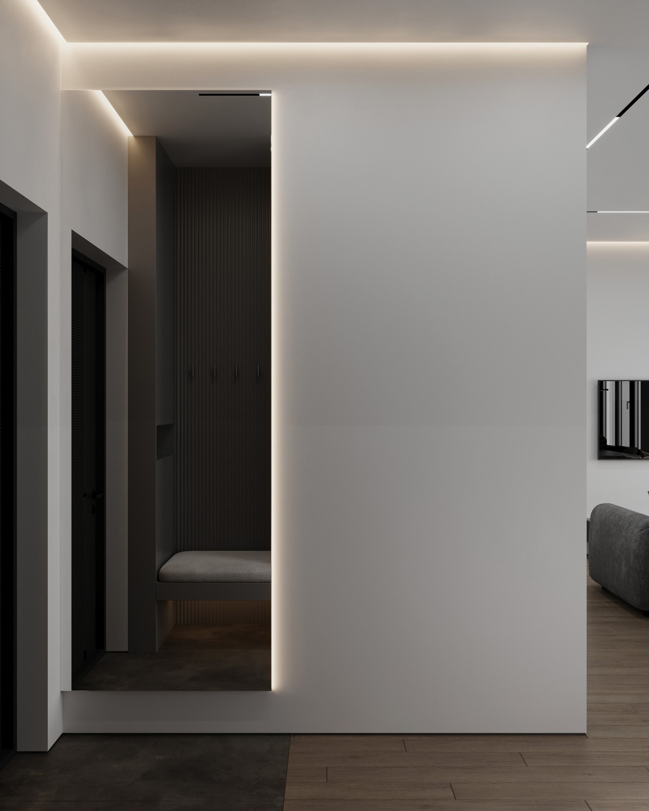 Дизайн интерьера квартиры 58 кв.м. в ЖК Level Амурская