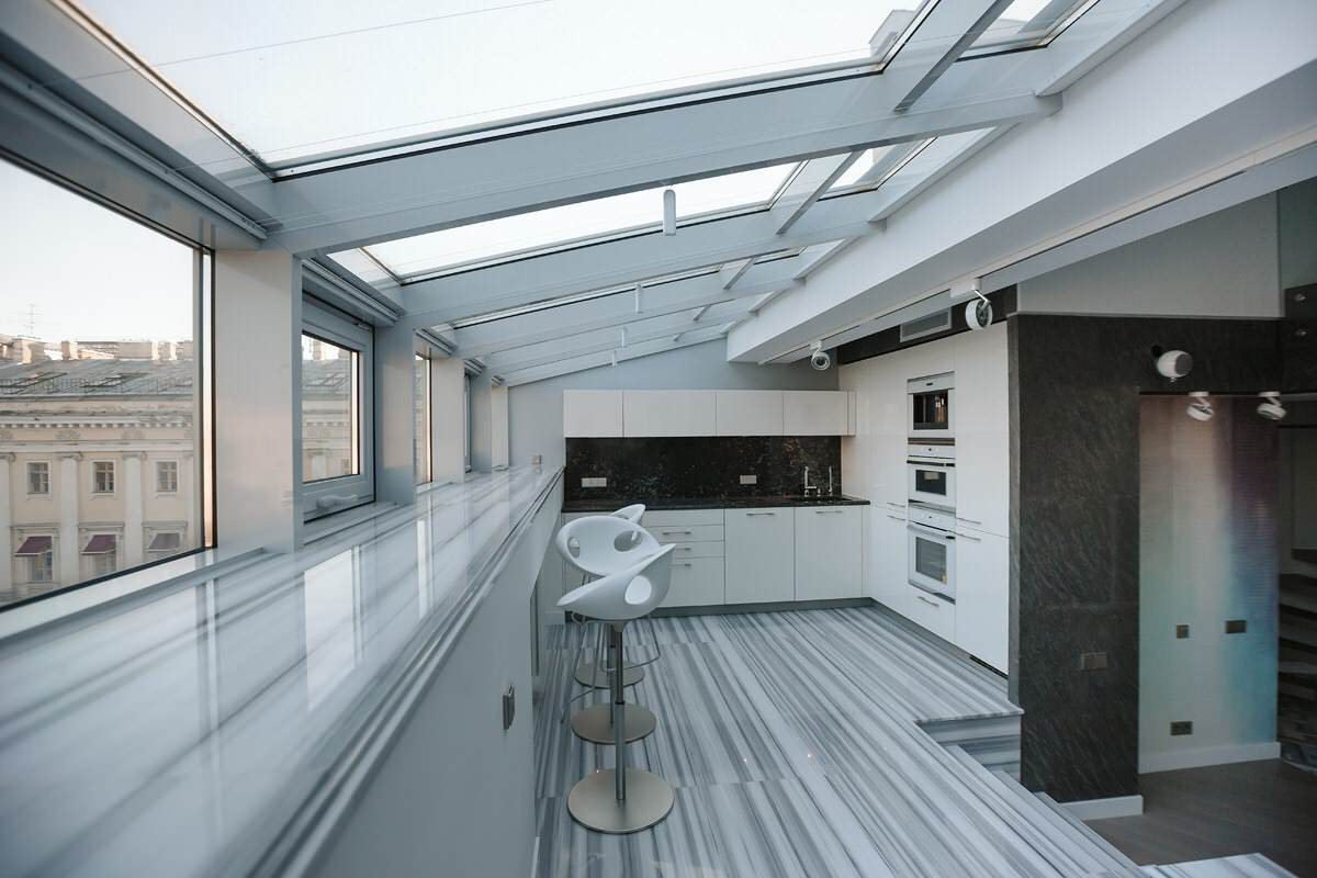 Обложка проекта: Квартира Студия 86м2 . Современная История в Историческом центре.