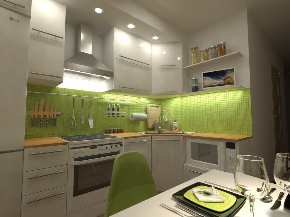 Дизайн-проект 2-х комнатной квартиры "В гармонии с природой"