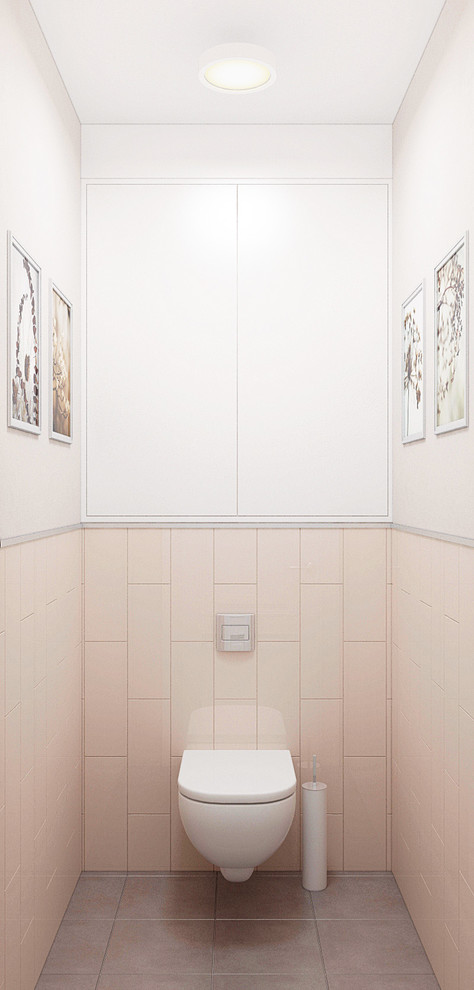 Картира в холодных оттенках с элементами неоклассики