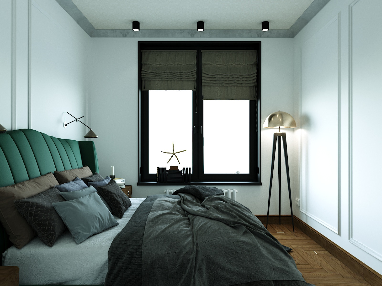 3D Визуализация - спальня 3