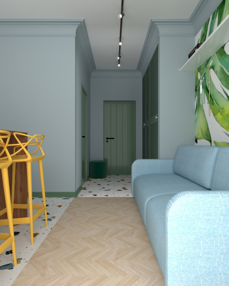 Обложка проекта: Студия в ЖК Солнечный город