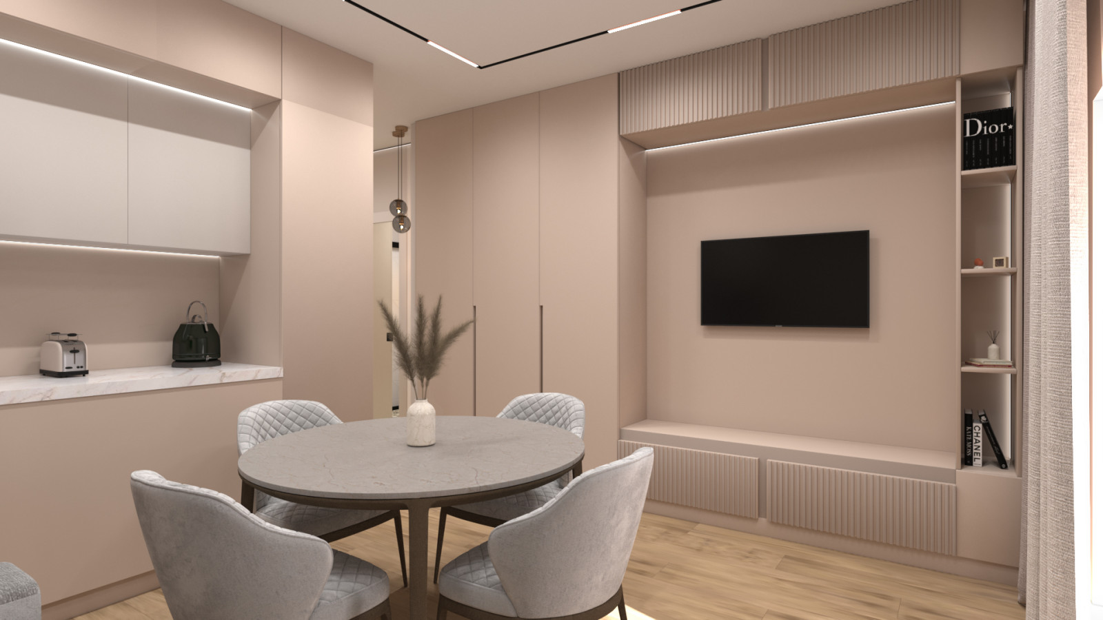 Эргономичная квартира-студия 32 кв.м.