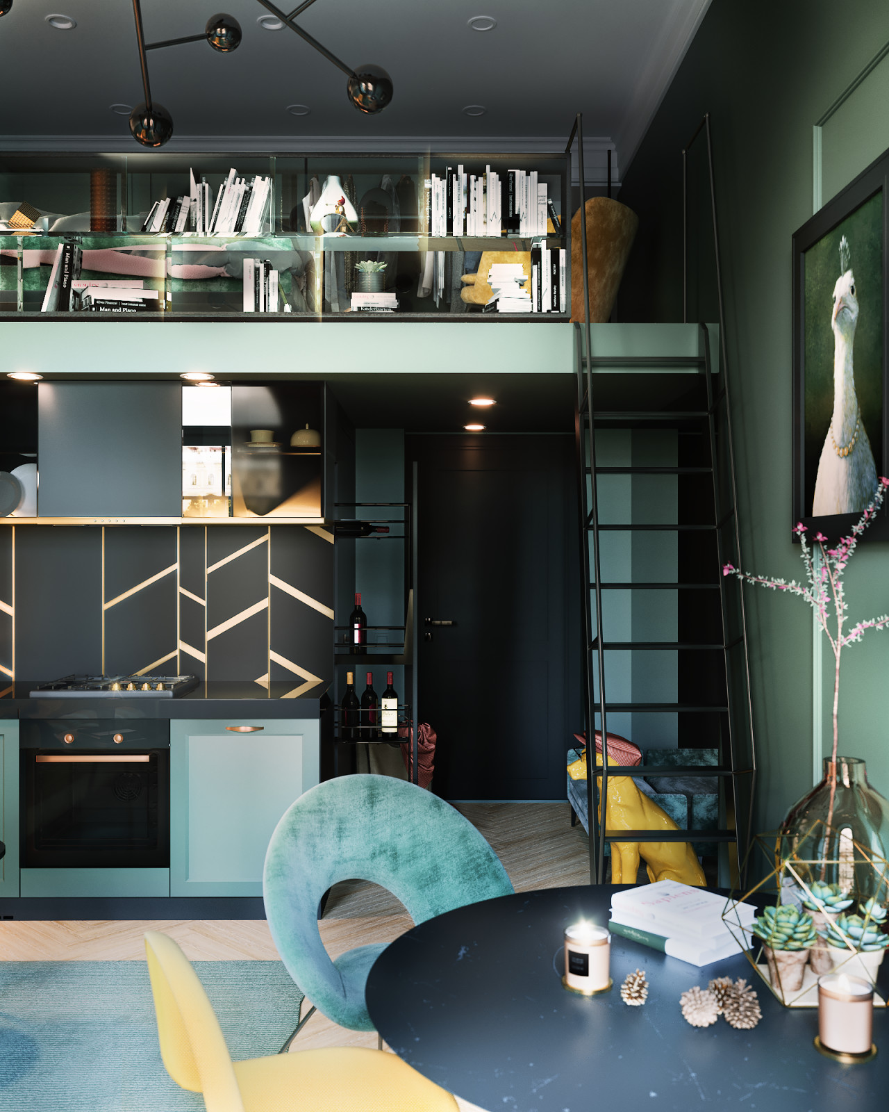 St. Petersburg - eclectic style studio