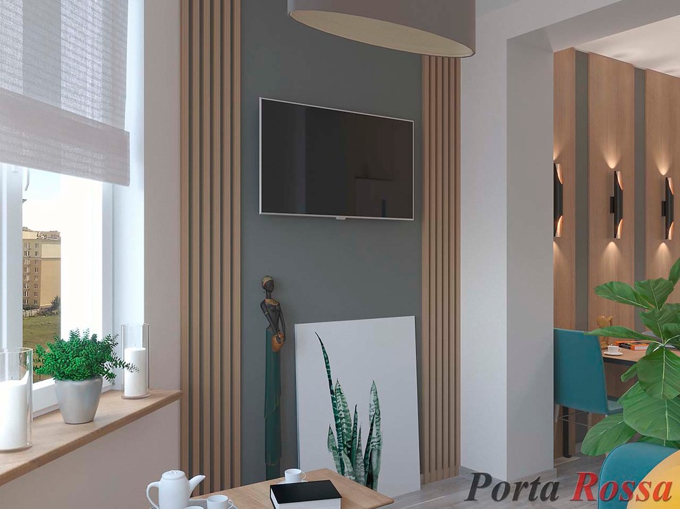 Apartment in Contemporary style (33,8 sq.m)