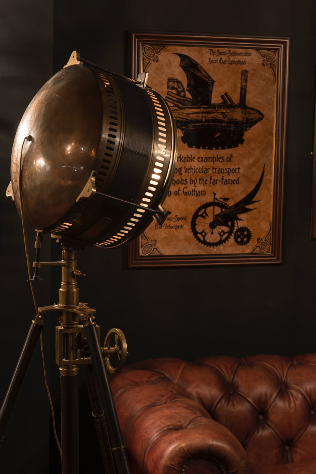 Mancave в стиле стимпанк