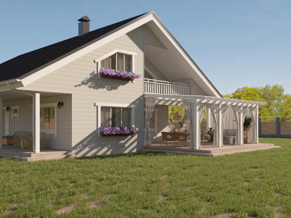 Обложка проекта: Редизайн фасадов загородного дома под Выборгом