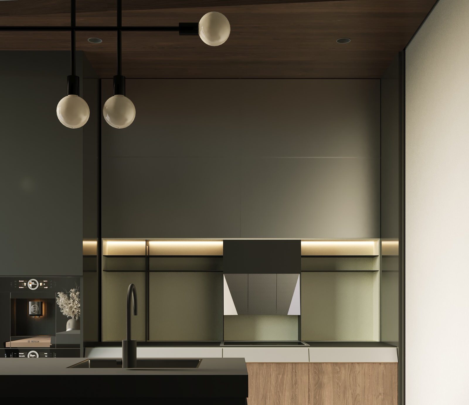 Обложка проекта: Авторская кухня в ЖК «Резиденция Архитекторов»