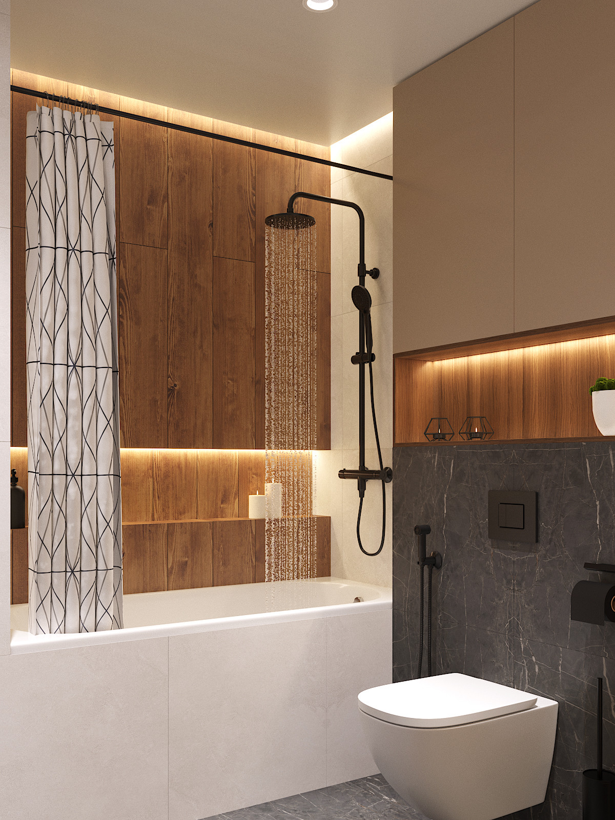 Дизайн-проект дома, площадью 110 м2 в г. Новосибирск. Кольцово