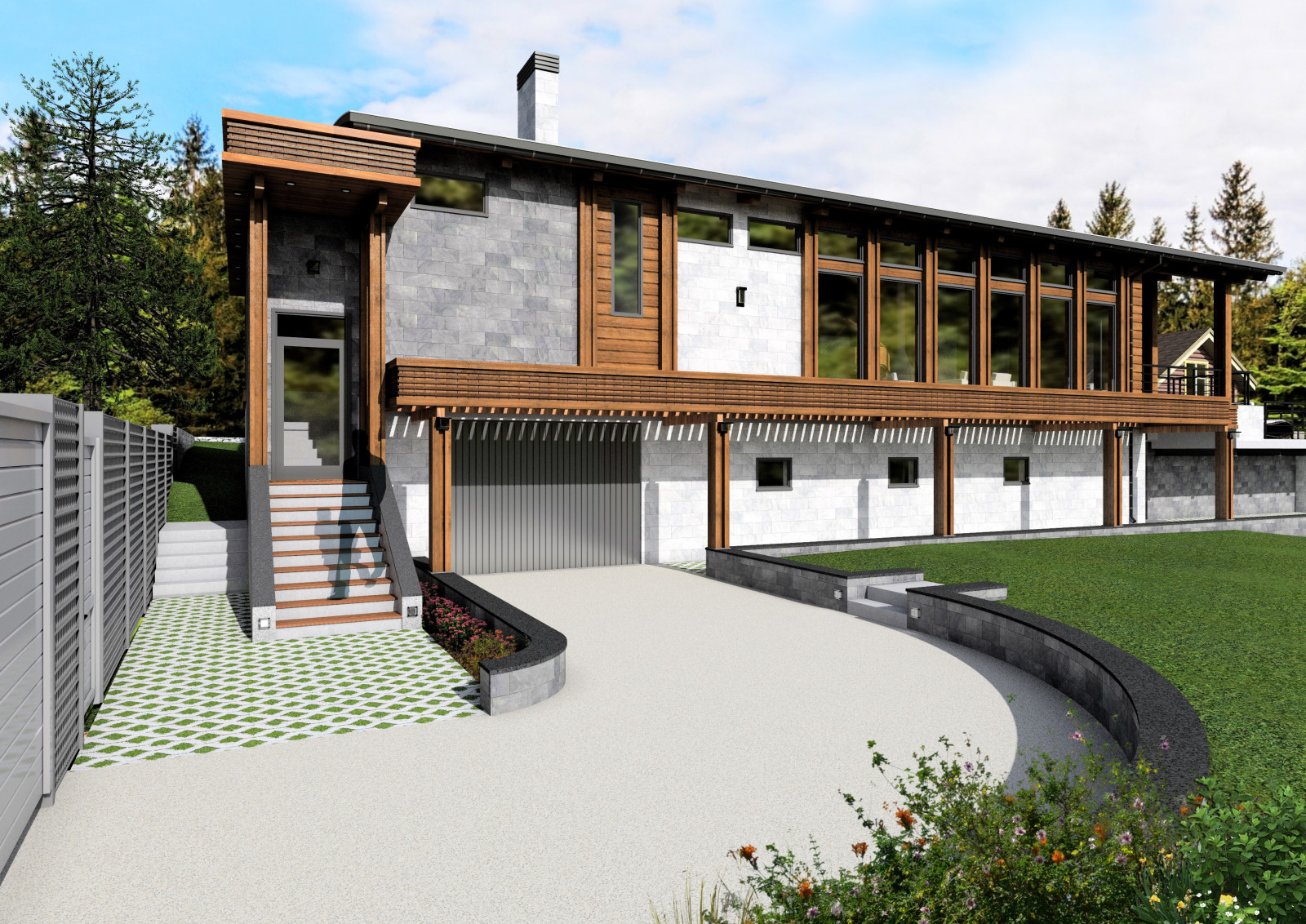 Обложка проекта: Эскизный проект Коттеджа в д.Хлыбы