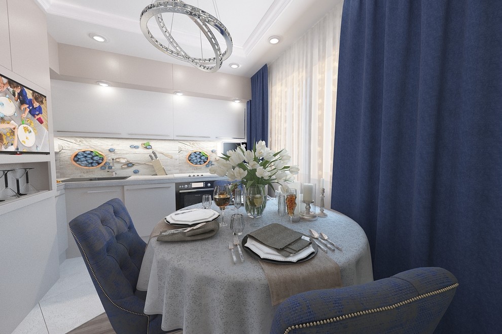 Обложка проекта: Трехкомнатная квартира на Новокосинской